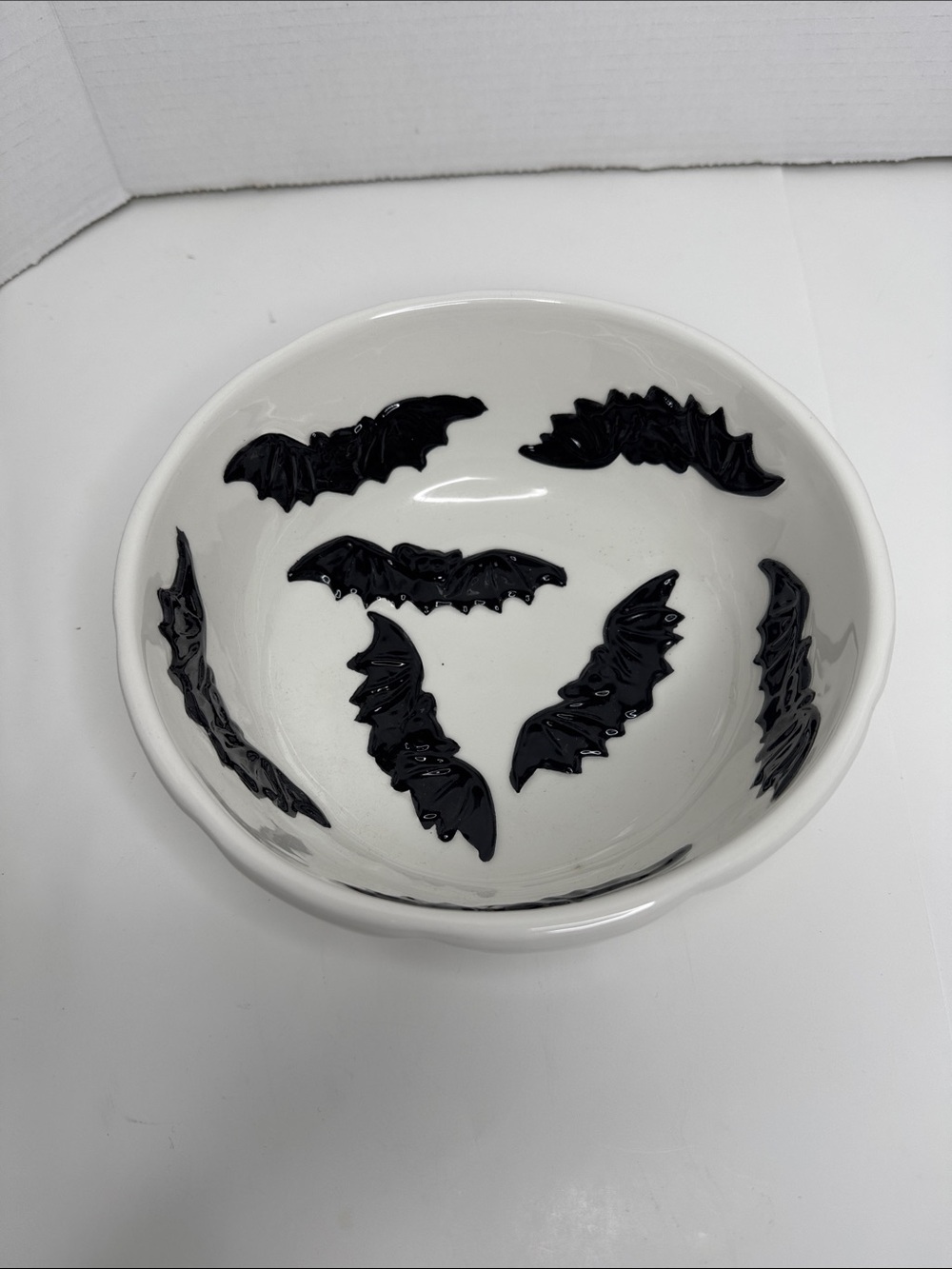 NWT Halloween Bat Candy Bowl New